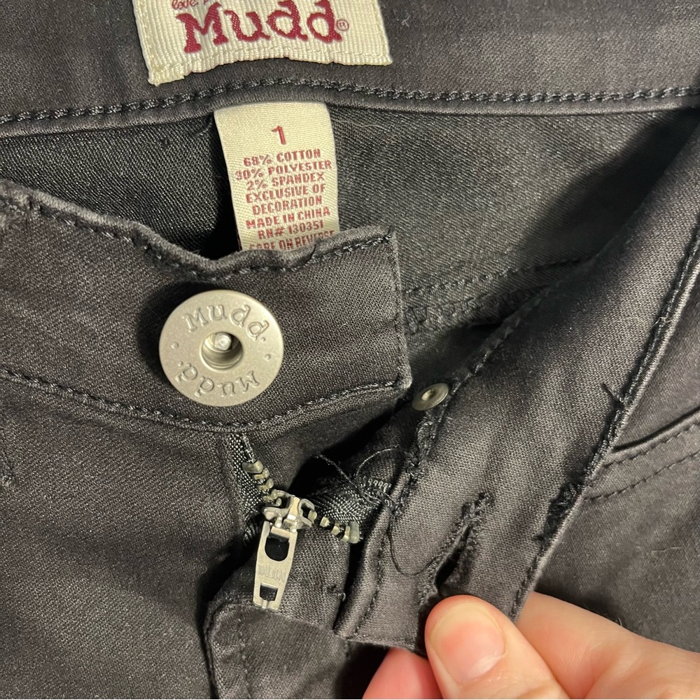 Juniors' Mudd Super Skinny Jeggings Sz 1 NWT - Picture 3 of 9